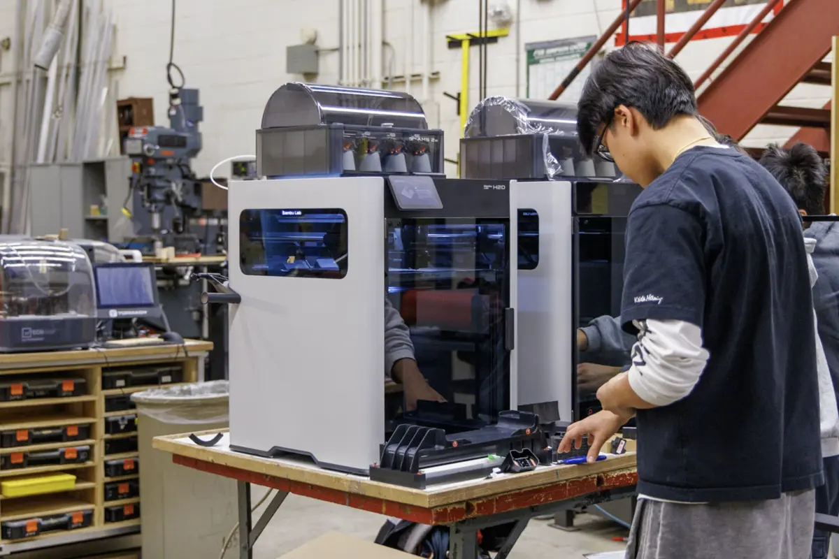 Specialist High Skills Major (SHSM) students at Oakville Trafalgar High School