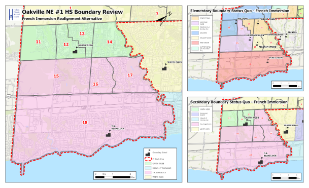 Map of Recommendation (FI Boundaries south of Dundas Street)