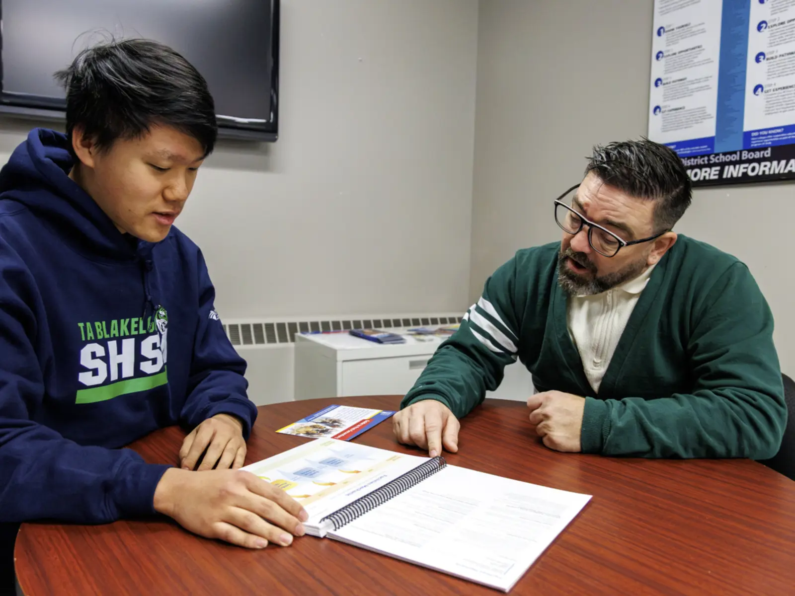 T.A. Blakelock High School students in a Cooperative Education (Co-op) placement
