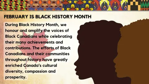 Image featuring silhouettes of two profiles with a red maple leaf, set against a textured background with colourful patterns.