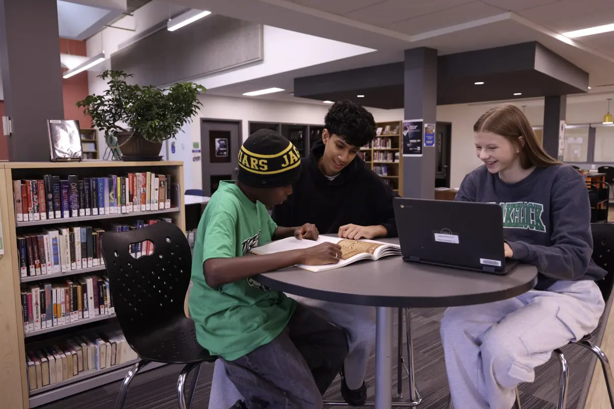 Advanced Placement students at T.A. Blakelock High School