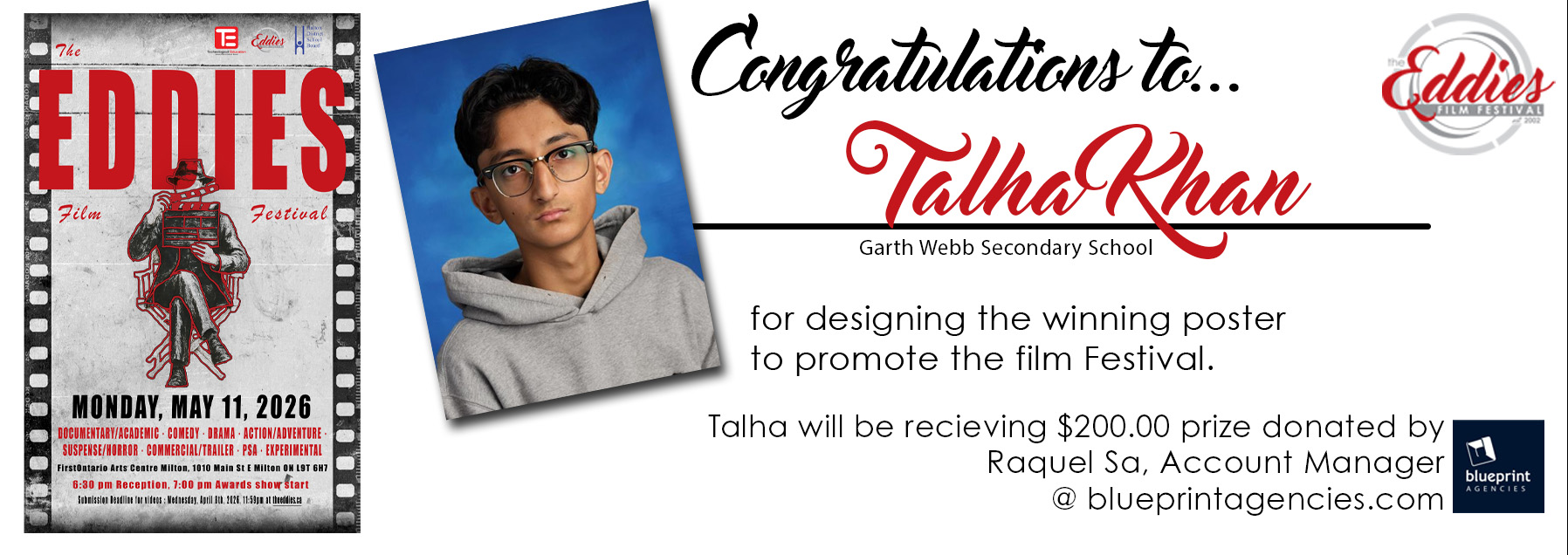 Eddies Film Festival Poster Winner T Khan