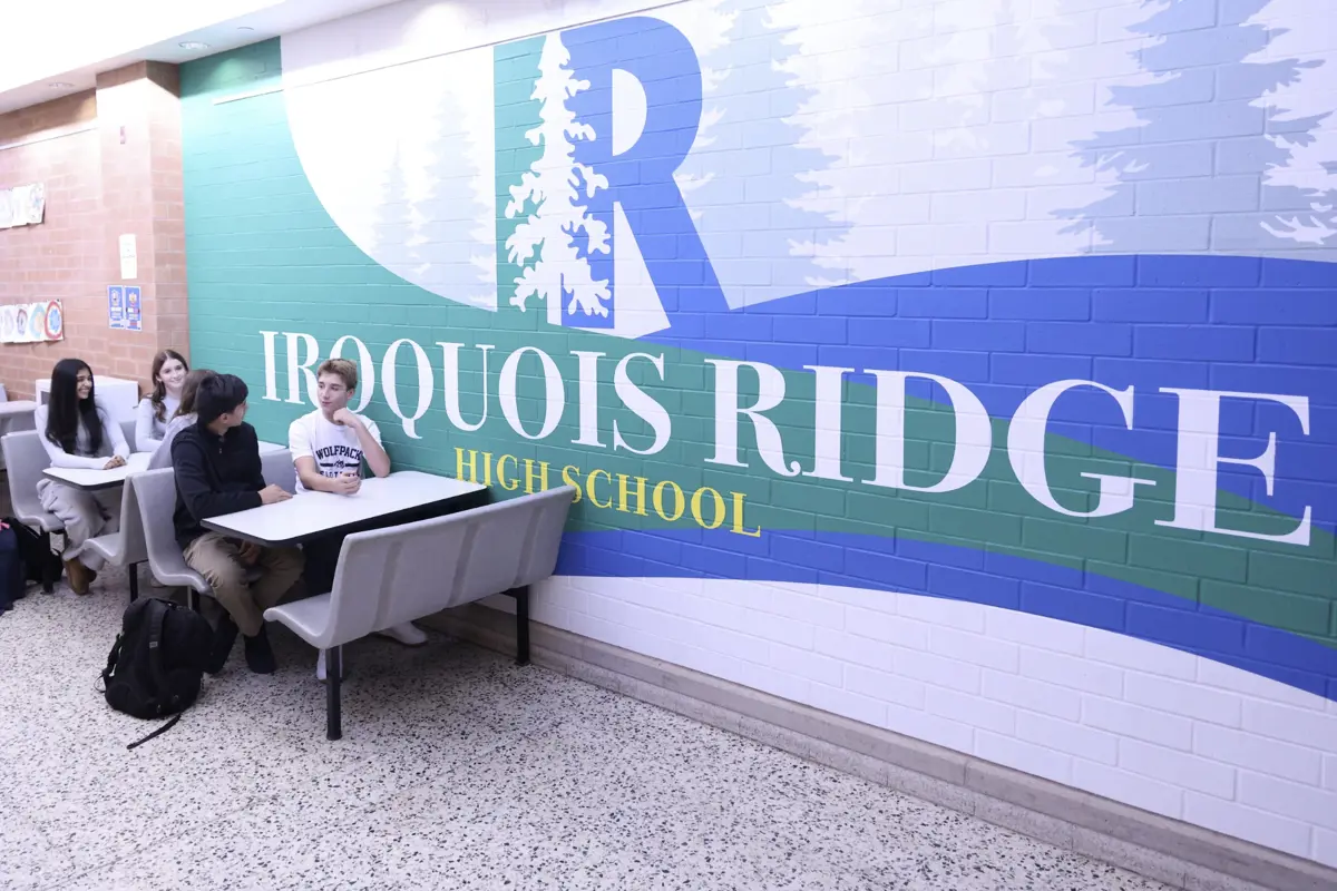 French Immersion students at Iroquois Ridge High School