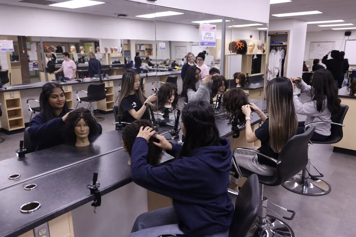 Specialist High Skills Major (SHSM) students at White Oaks Secondary School