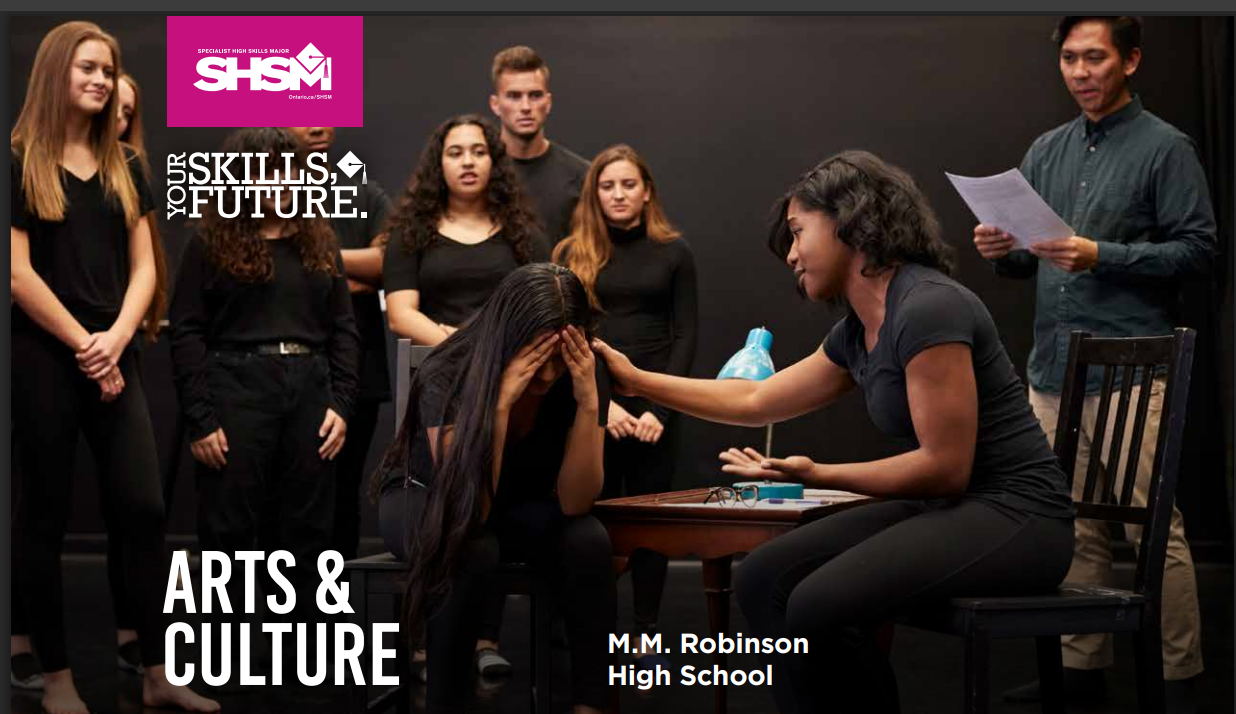 students in a drama class.