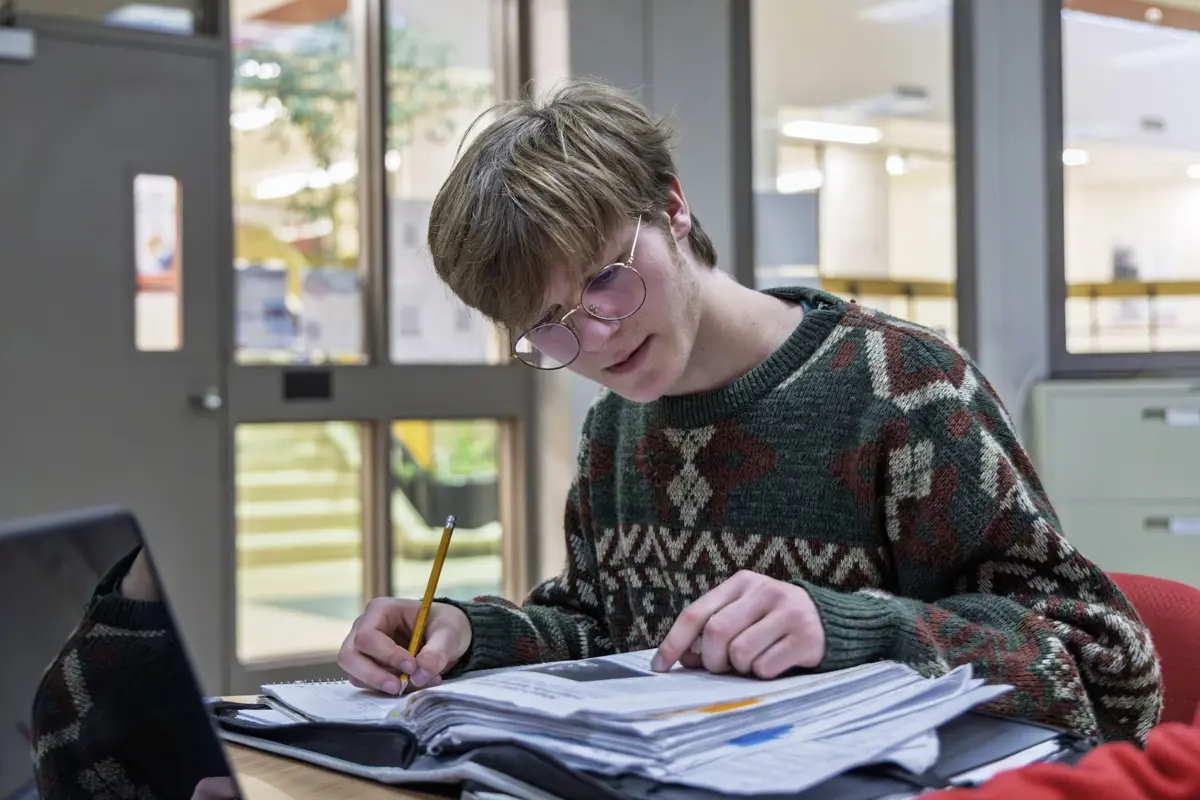 Dual Credit and School Within a College (SWAC) students at Dr. Frank J. Hayden Secondary School