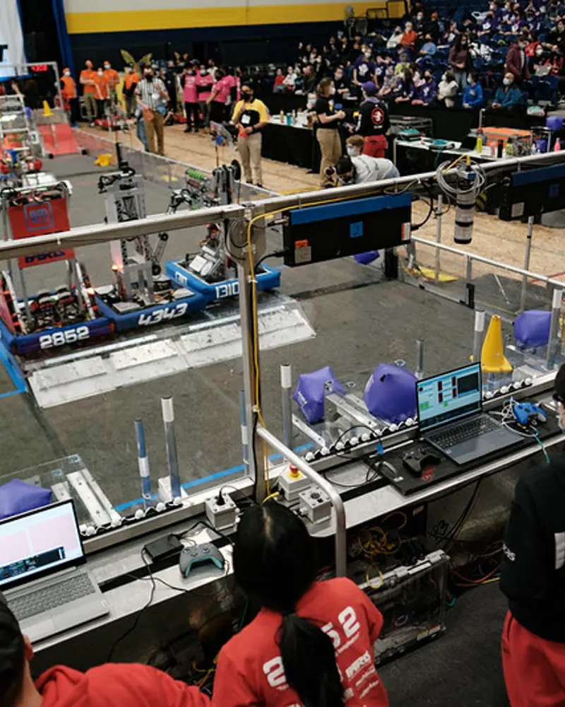 Garth Webb Secondary School's Team 5409 at the FIRST Ontario Provincial Championship