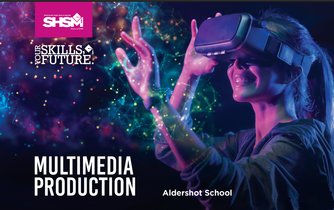 a graphic of a girl wearing virtual reality goggles.