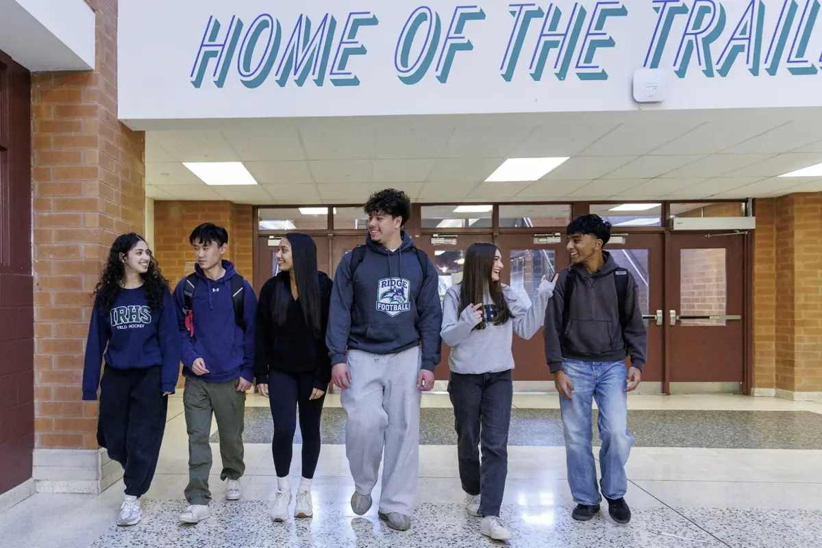 Advanced Placement students at Iroquois Ridge High School