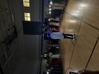 Student dancing at Graduation