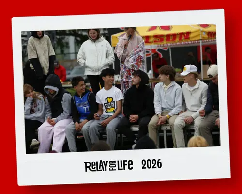 Nelson students watching the Relay for Life