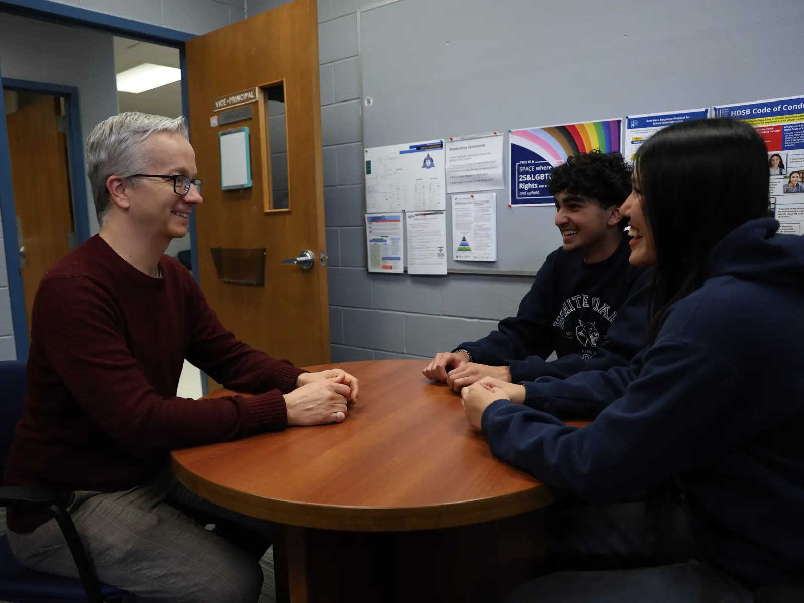 White Oaks Secondary School students in a Cooperative Education (Co-op) placement