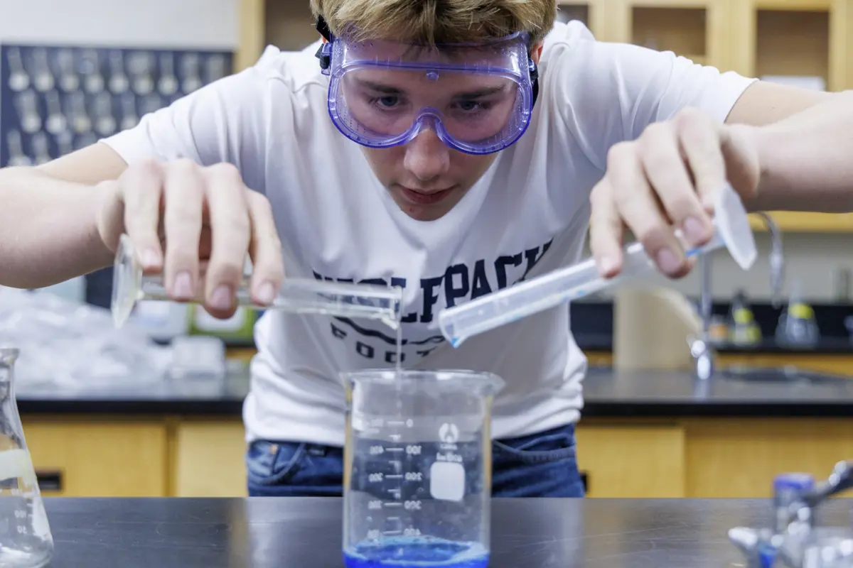 Specialist High Skills Major (SHSM) students at Iroquois Ridge High School