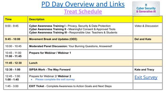 PA DAY Oveview