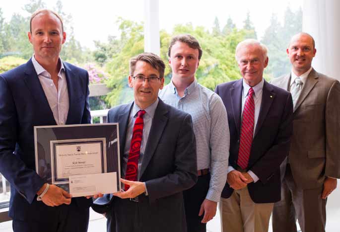 GDHS Teacher Kyle Stewart Receives University of British Columbia Mentorship Award