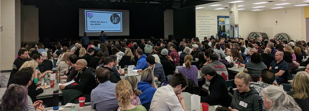 200 plus staff from Burlington Central, Nelson and Robert Bateman collaborated at the recent February 15, 2019 Professional Activity Day.